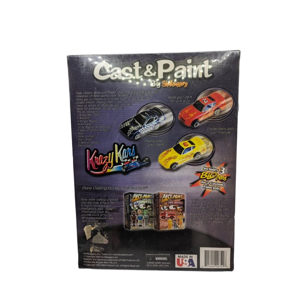 Krazy Kars Cast and Paint Custom Racers Model Kit Brand New Sealed - Picture 6 of 8